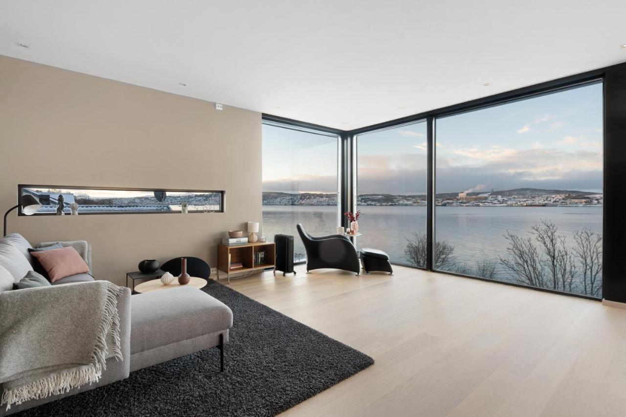 Oceanfront Penthouse Duplex Wamazing View! Apartment Tromso Luaran gambar